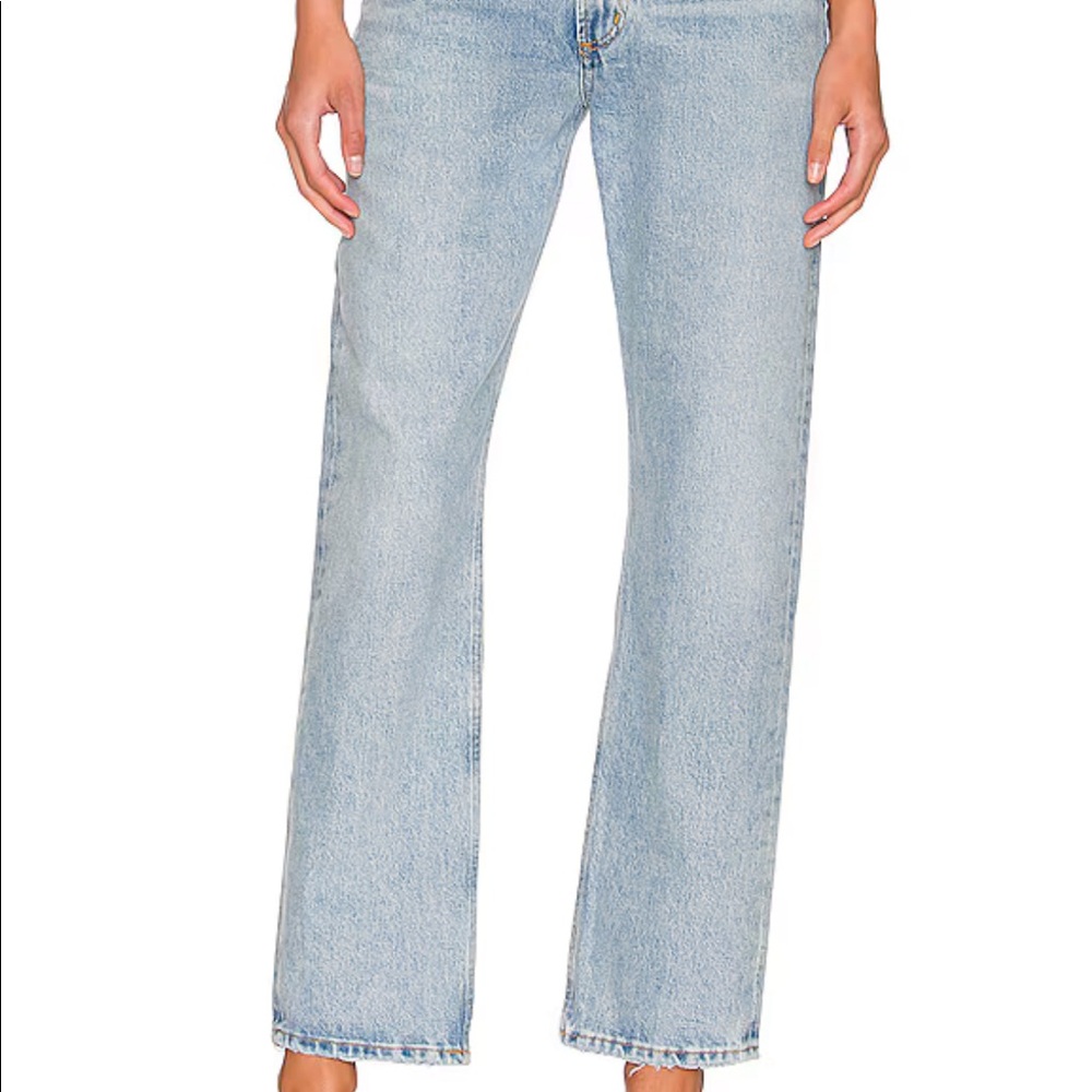 Agolde Mia mid rise straight jeans Dimension